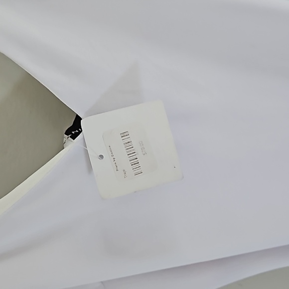 NWT Day & Night Women's White Slip Midi Dress with Rhinestones Straps Size S - Picture 9 of 12